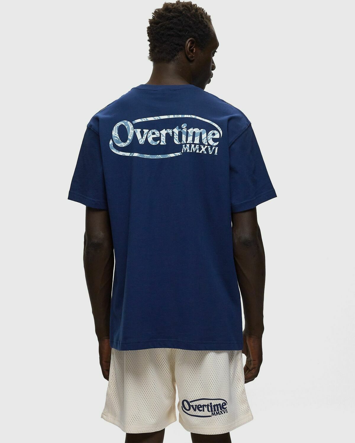 Overtime Courtside Tee Blue Shortsleeves