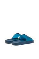 Diesel Sa-Swim - Rubber slides with transparent upper - Slides Mens in Blue