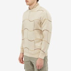 Dime Men's Wave Crew Knit in Almond