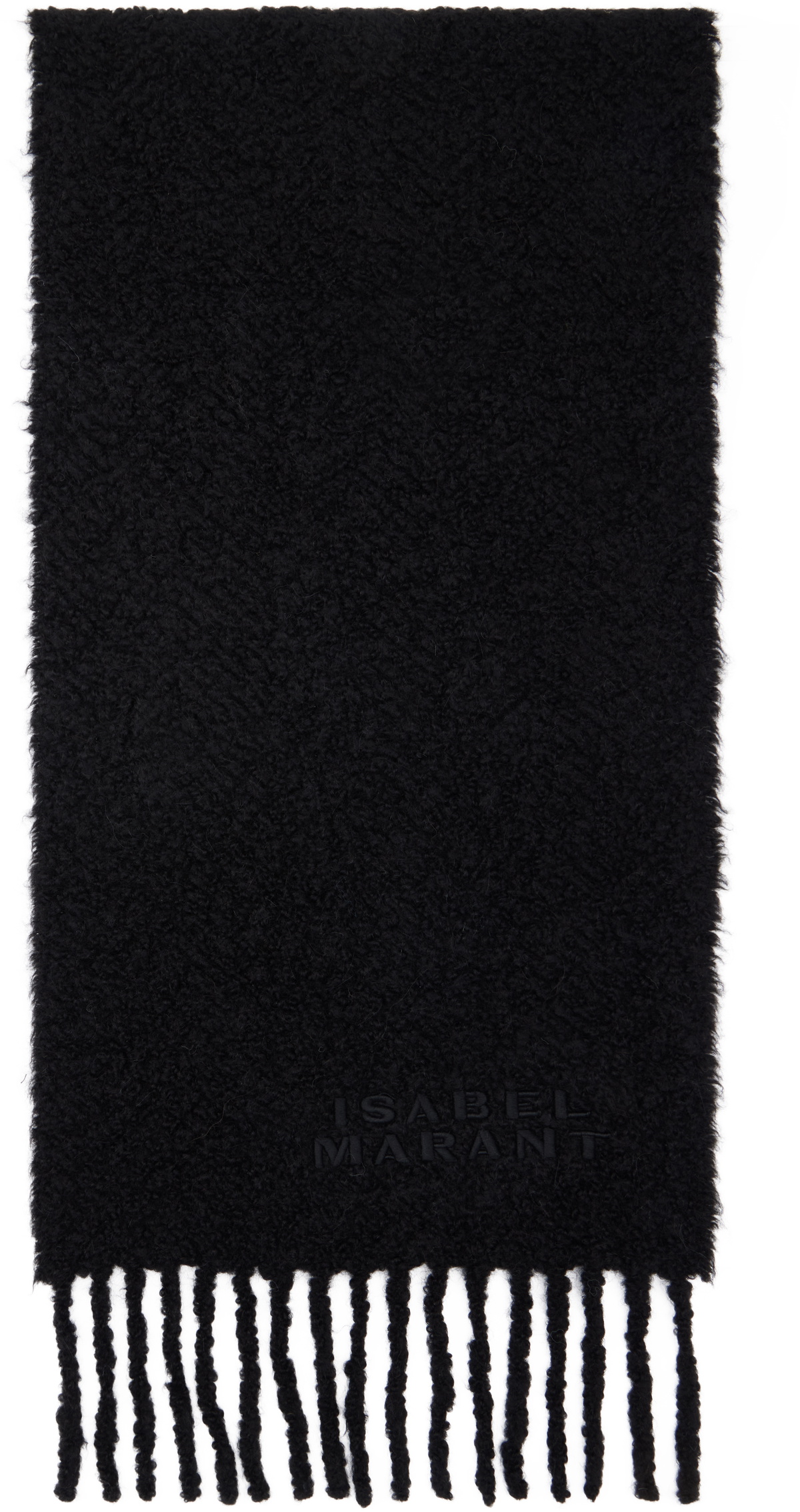 Isabel Marant Black Fouzy Scarf