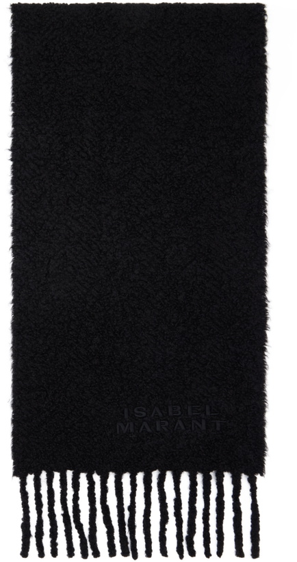 Photo: Isabel Marant Black Fouzy Scarf