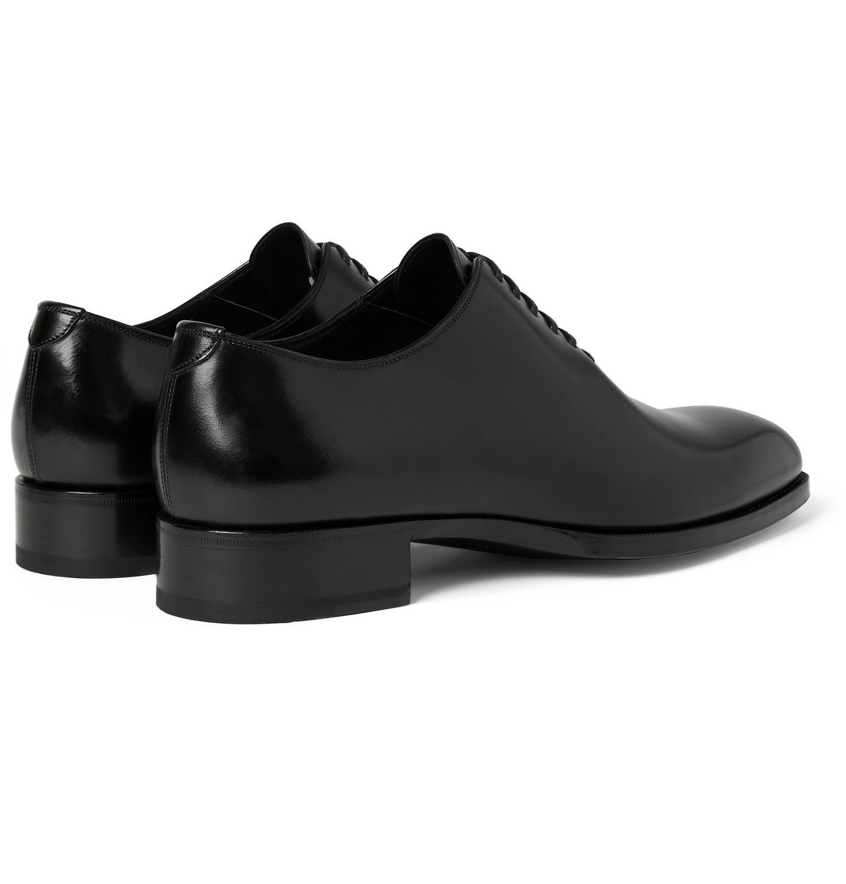 Elkan Whole-Cut Patent-Leather Oxford Shoes