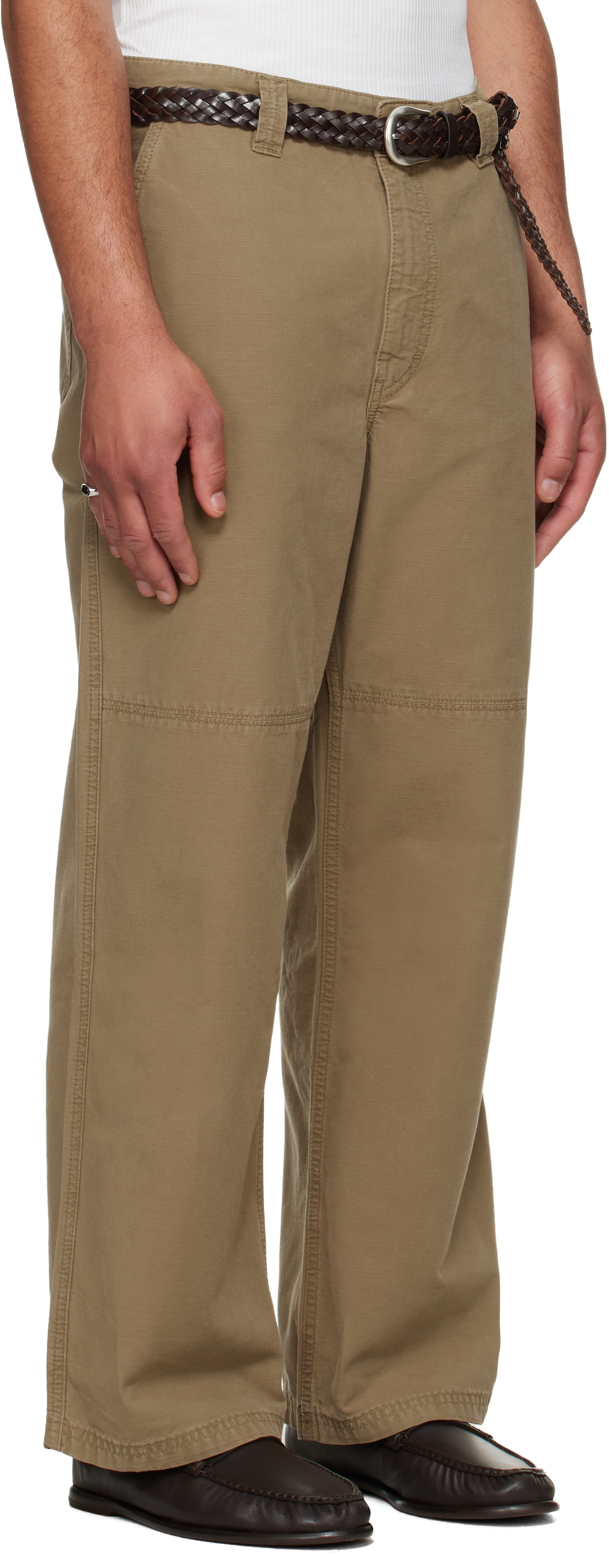 JEANERICA Beige Genua Chino Trousers