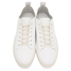 rag and bone White RB Slim Sneakers