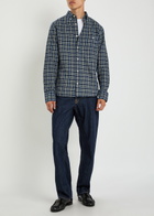 Gant Plaid Cotton Shirt Navy
