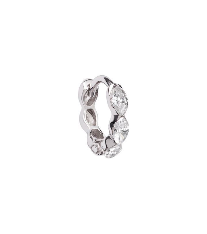 Photo: Maria Tash 18kt white gold (750/1000) single earring with diamonds