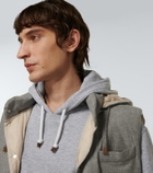 Brunello Cucinelli Cotton-blend jersey hoodie