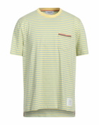 Thom Browne Mens T-shirt in Yellow