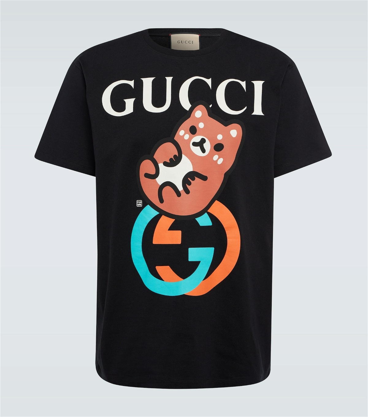 Gucci X Pikarar Kawaii-embroidered Cotton Shirt