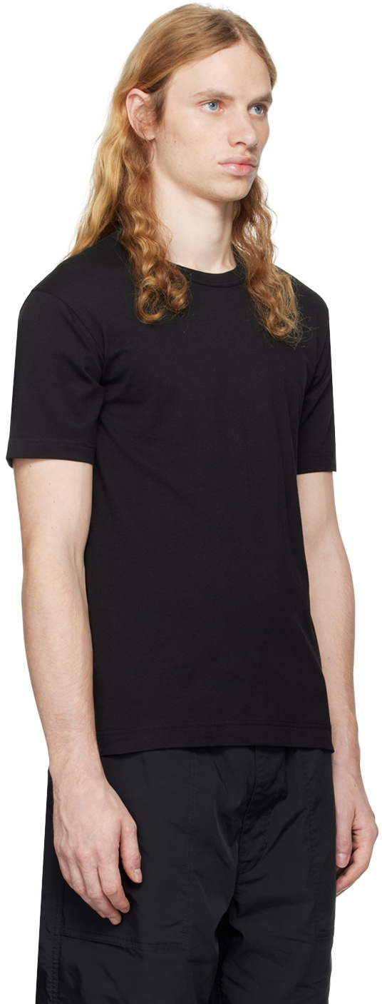 Comme des Garçons Shirt Black Crewneck T-shirt