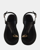 Steve Madden Naughty Sandals in Black