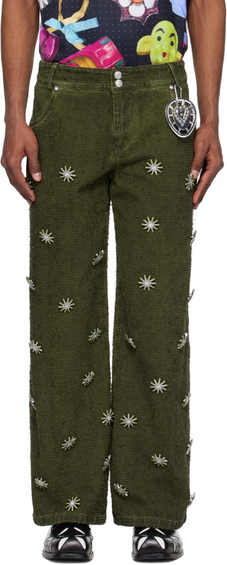 Photo: Chopova Lowena Green Poppet Jeans