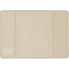 Maison Margiela Taupe Four Stitches Passport Holder
