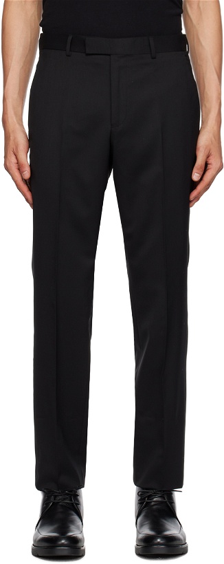 Photo: ZEGNA Gray Pleated Trousers