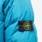 Stone Island Men's Crinkle Reps Hooded Down Jacket in Turquoise