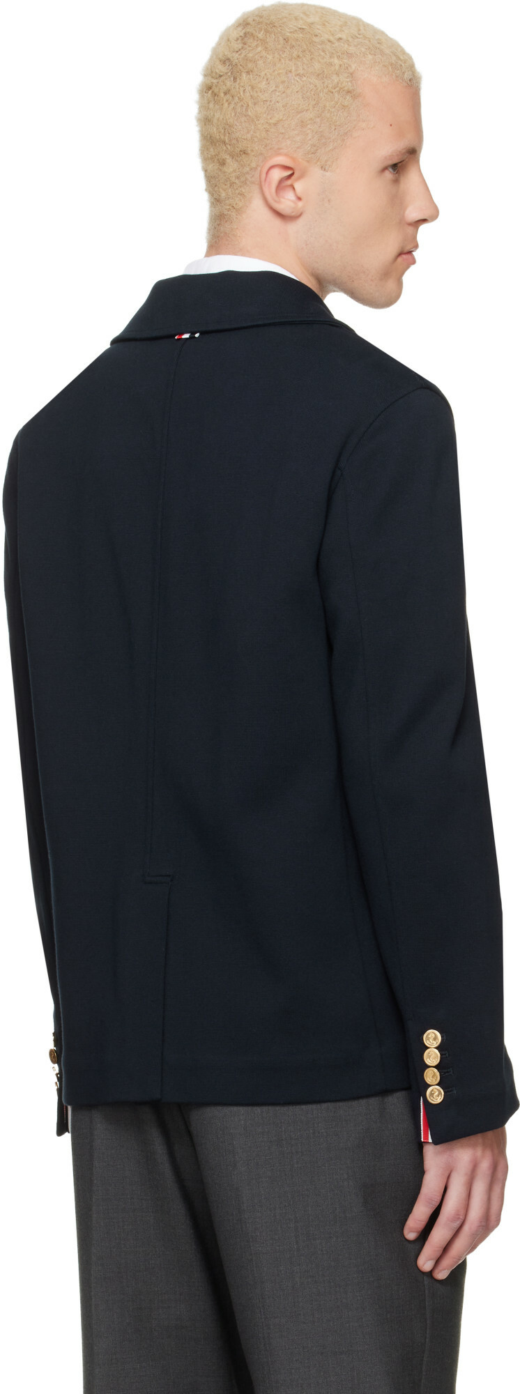 Thom Browne Navy Car Jacket