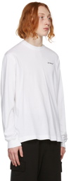 Off-White White Caravaggio Arrow Long Sleeve T-Shirt