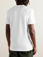 Dolce&Gabbana - Logo-Flocked Cotton-Jersey T-Shirt - White