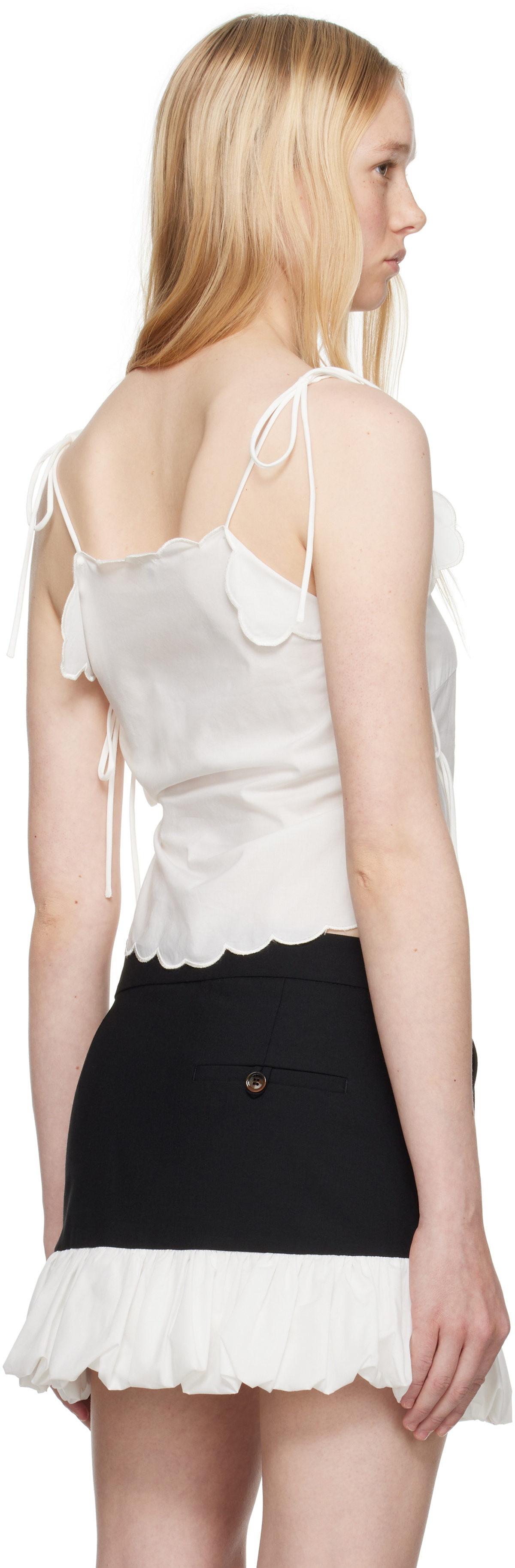 The Garment White Kirsten Tie Top