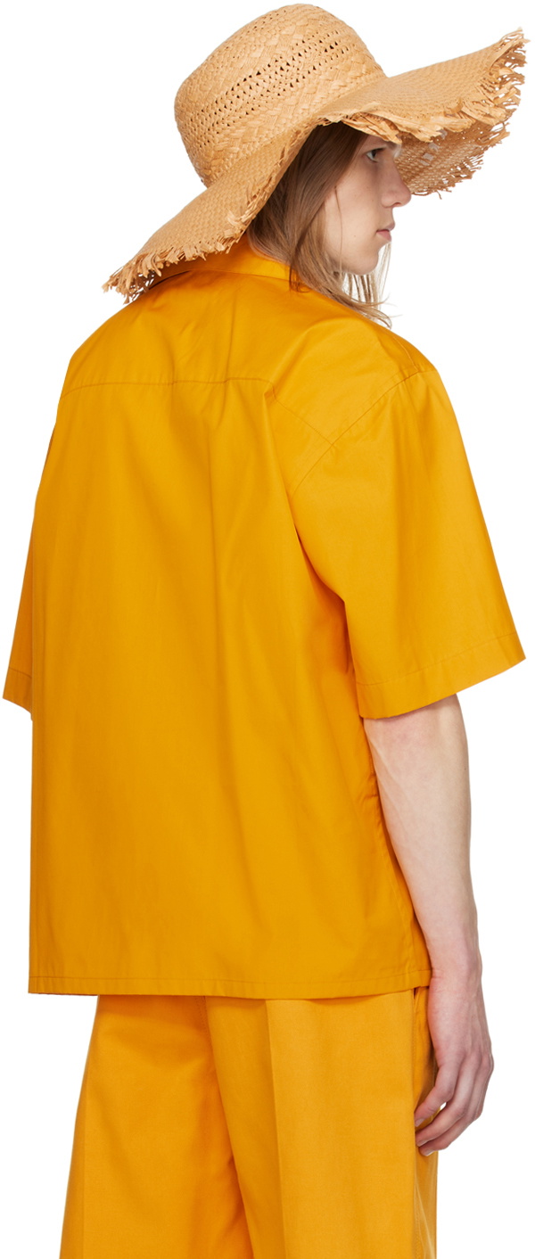Marni Orange Cotton Polo Shirt