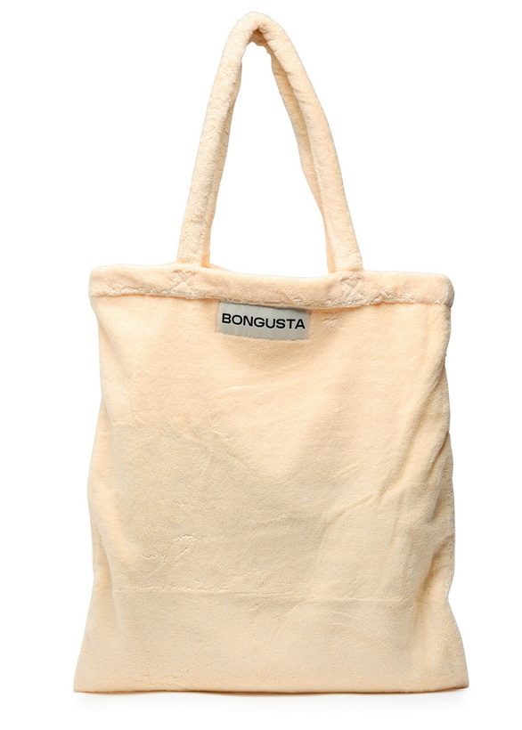 Photo: Bongusta Naram Striped Terry Tote - Yellow - One Size