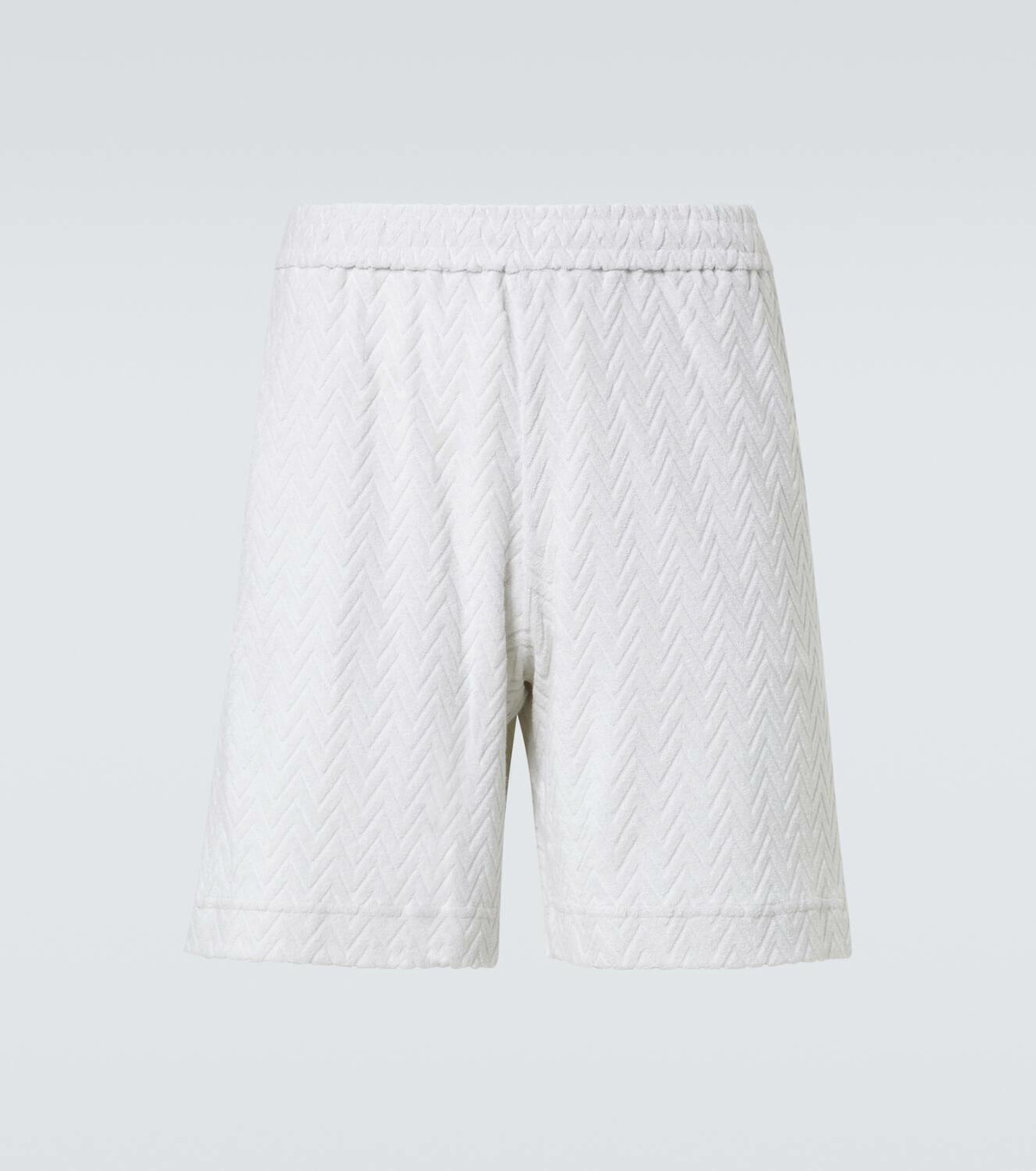 Missoni Zigzag cotton-blend terry shorts