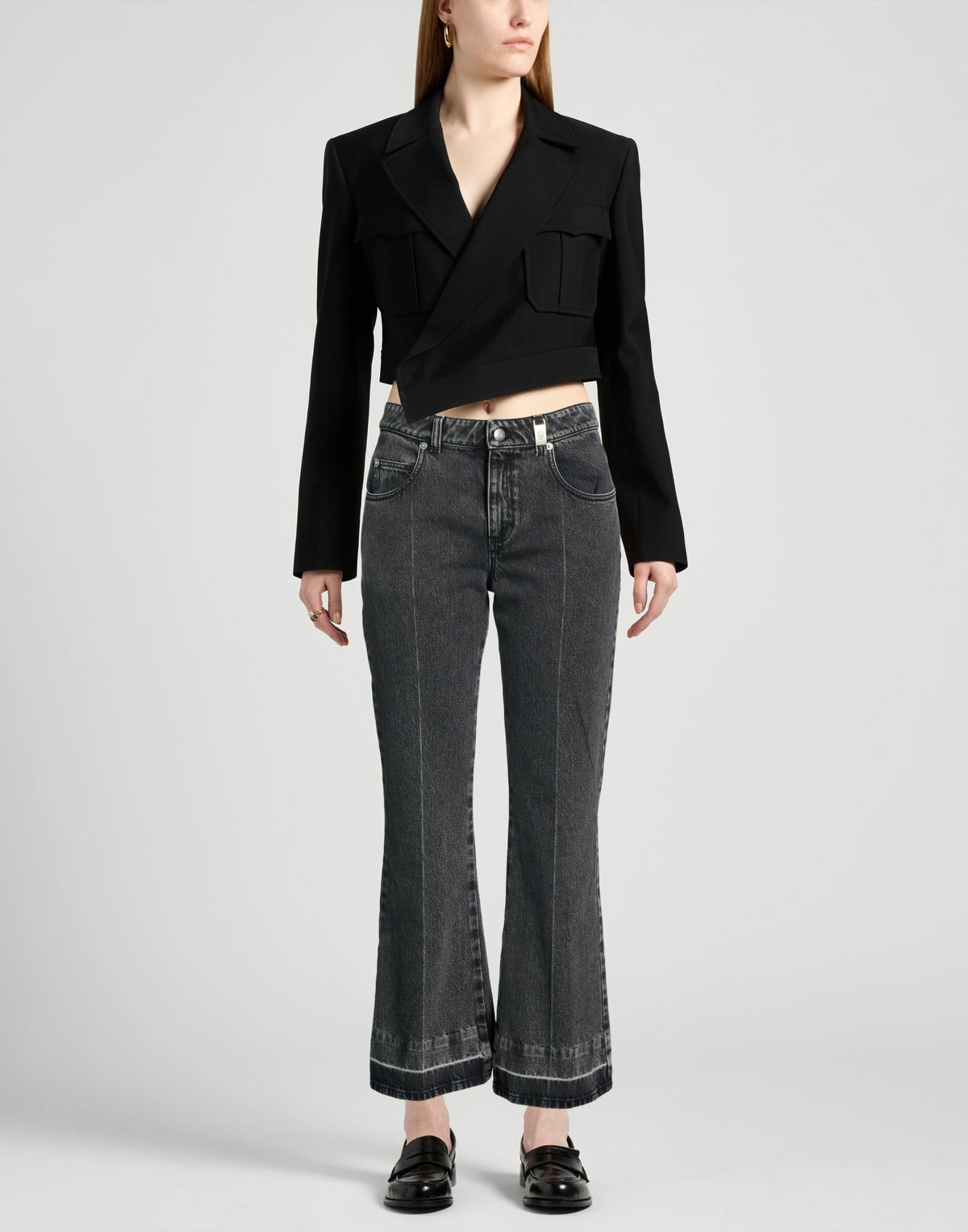Mcqueen Womens Jeans in Black