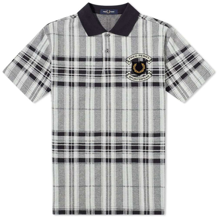 Photo: Fred Perry Authentic Embroidered Check Polo