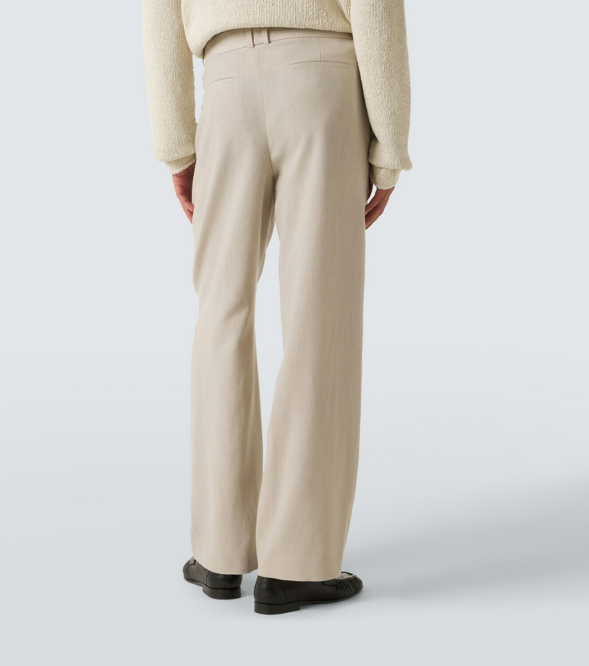 The Row Toril linen-blend wide-leg pants