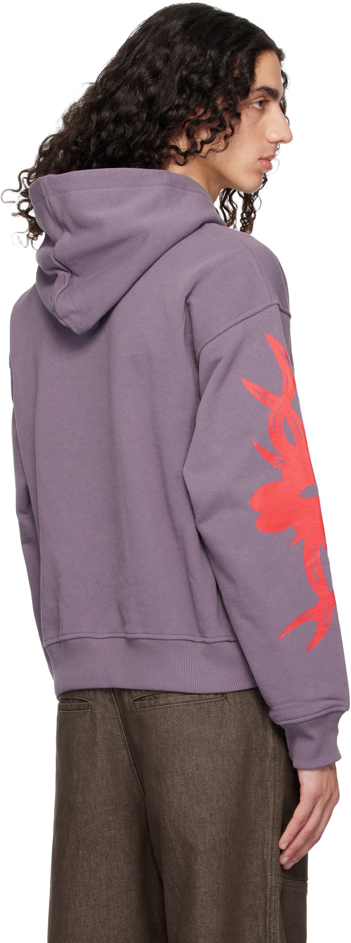 Chopova Lowena Purple Bashful Hoodie