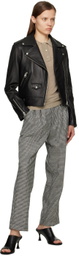 Manors Golf Black Houndstooth Trousers