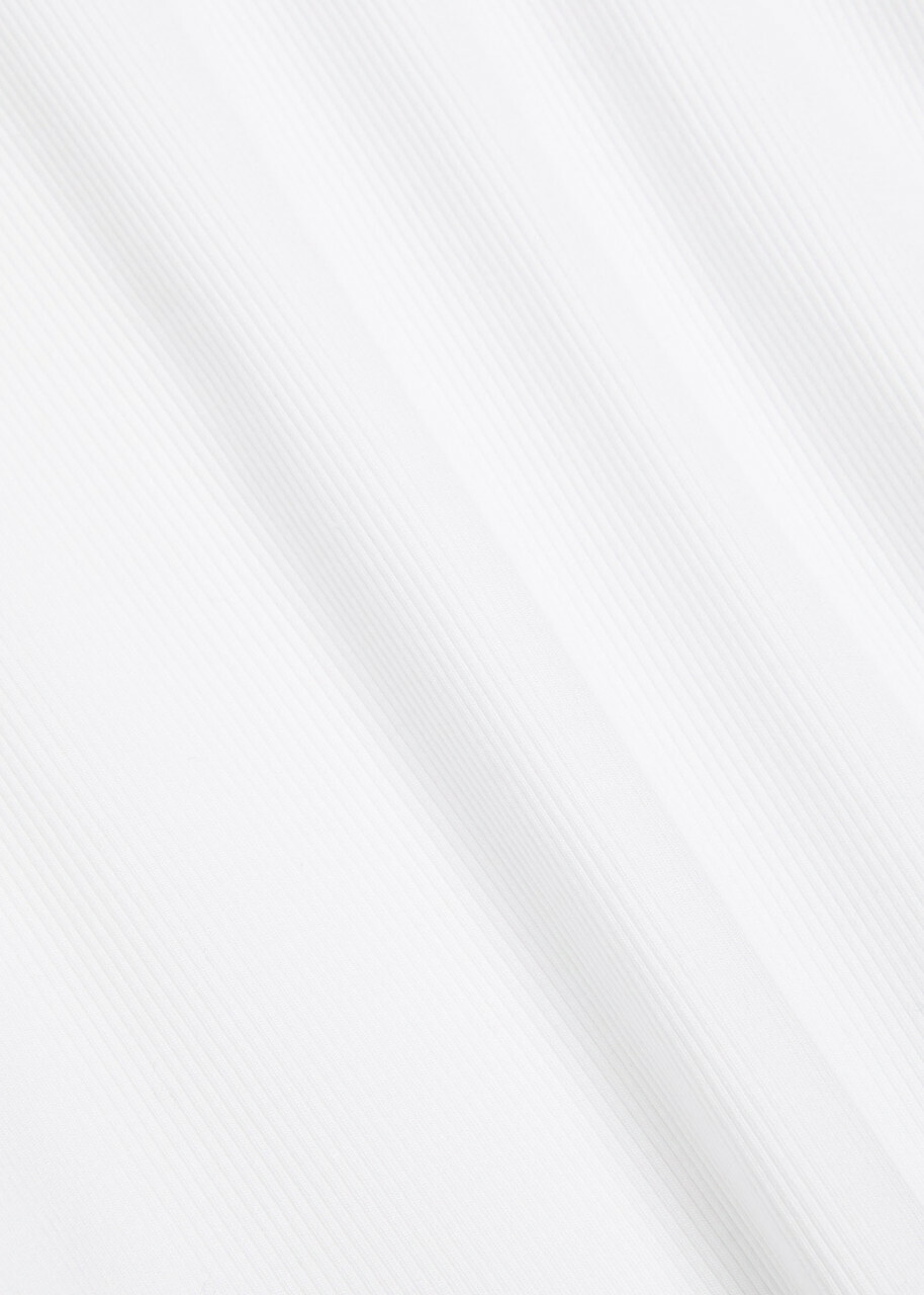 Vince Ribbed Stretch-jersey top Off White