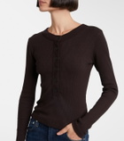 Citizens of Humanity Ribbed-knit jersey top