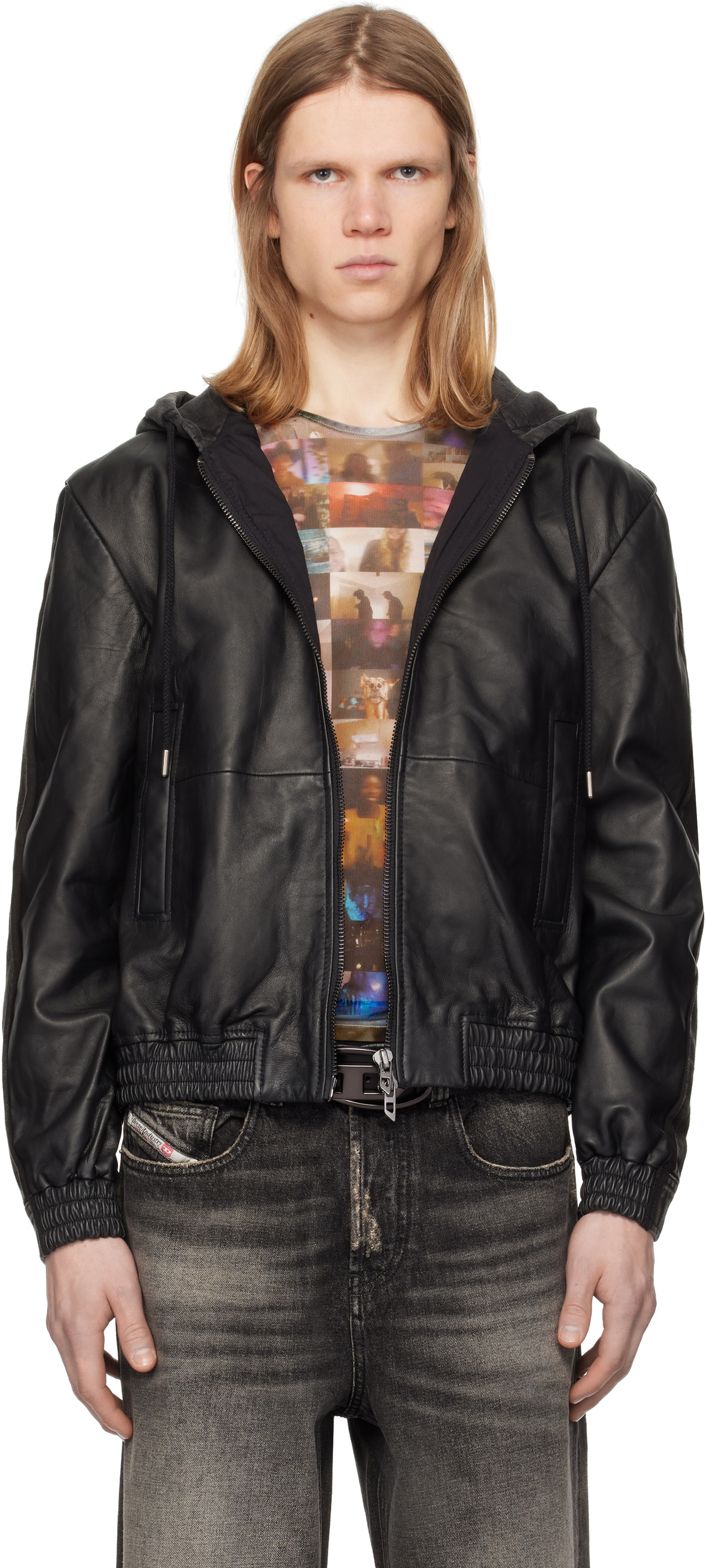 Diesel Black L-Ochs Jacket Diesel