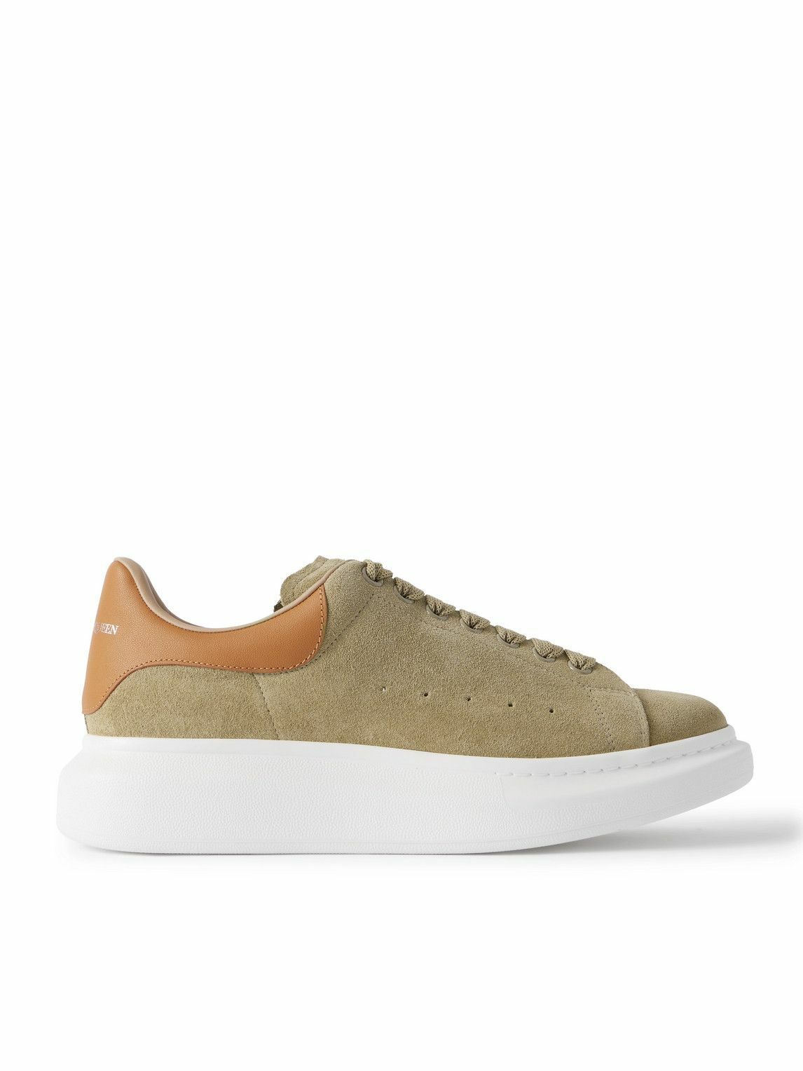 Alexander McQueen Men's Degrade Heel Oversized Sneakers in
