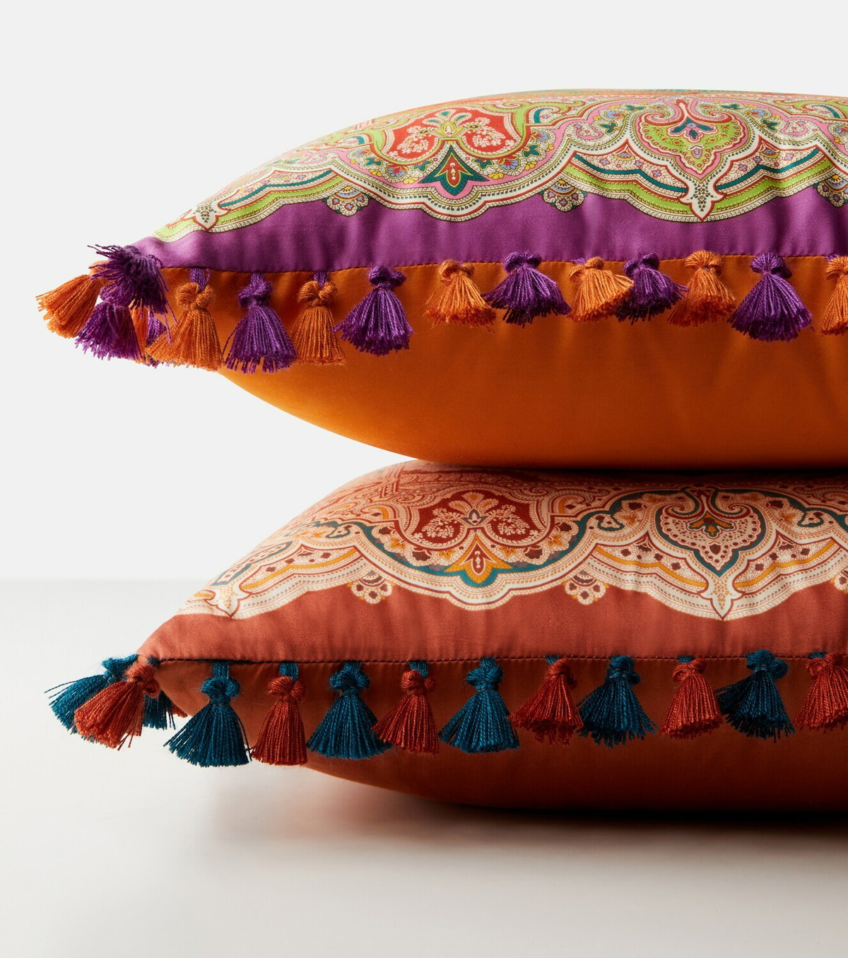 Etro Pegaso paisley cotton cushion