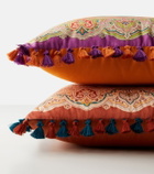 Etro Pegaso paisley cotton cushion