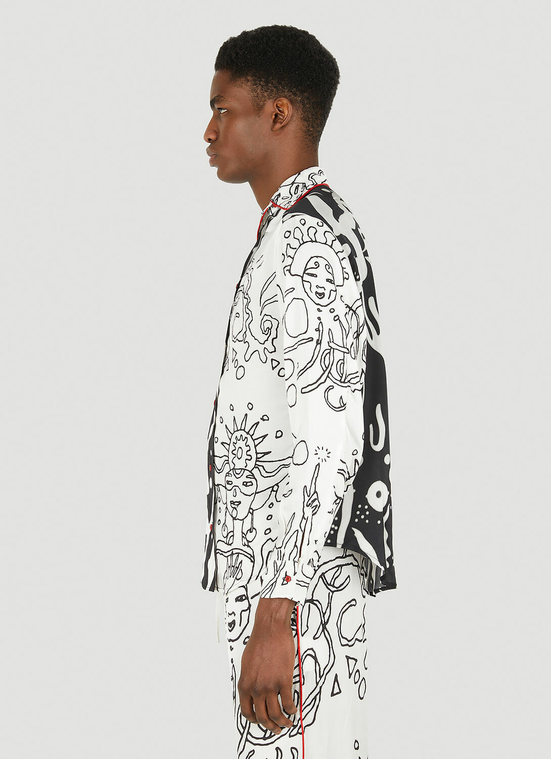 Honey Fucking Dijon Fluid Asymmetric Shirt