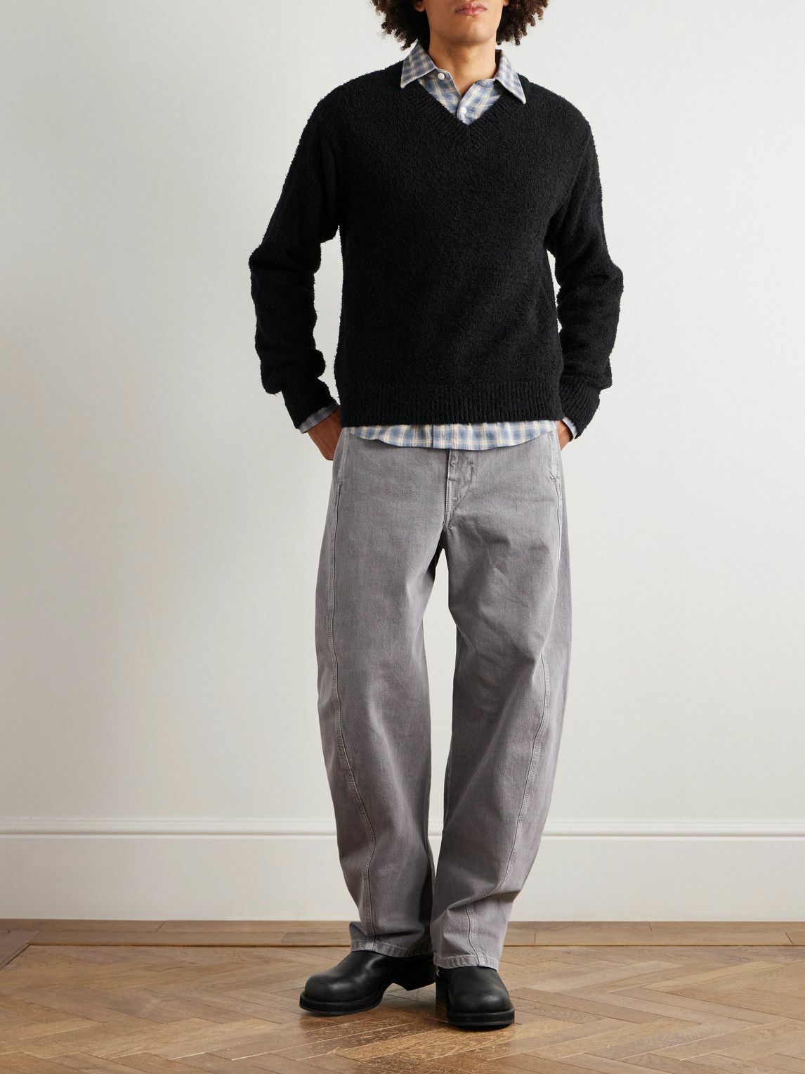 mfpen - Combed Organic Cotton Sweater - Black