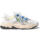 adidas Originals - Ozweego Suede and Mesh Sneakers - White