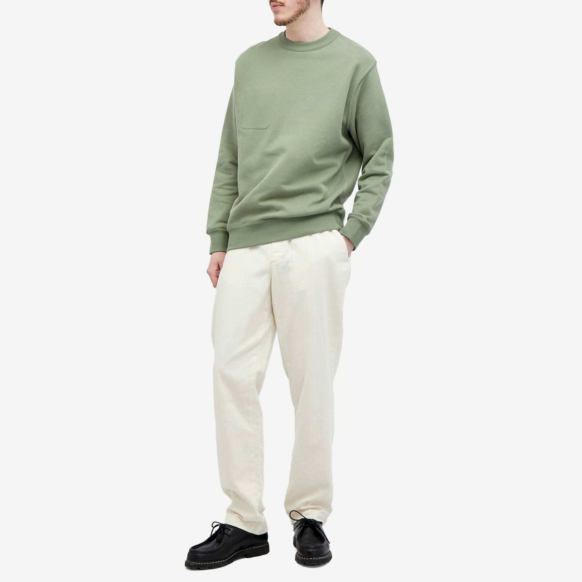 Oliver Spencer Men's Reversible Sweatshirt in Green