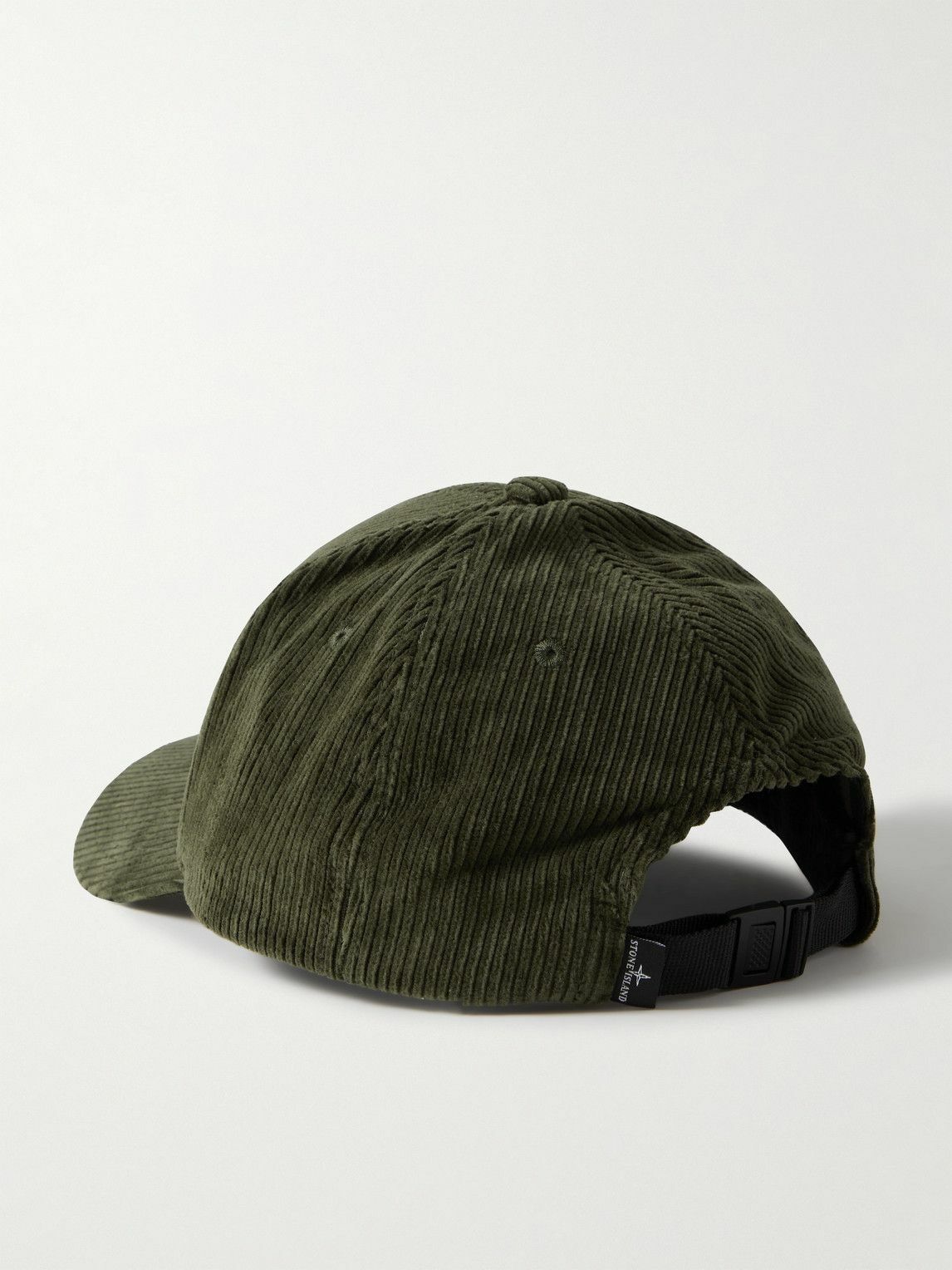 Stone Island - Logo-Embroidered Cotton-Corduroy Baseball Cap