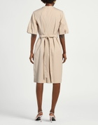 Peserico Womens Midi dress in Beige