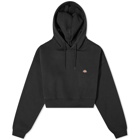 Dickies Women's Oakport Cropped Hoody in Black