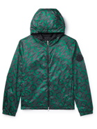 MONCLER - Cretes Reversible Monogrammed Shell Hooded Jacket - Green - 3