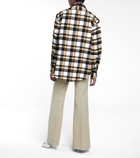 Victoria Beckham - Checked cotton flannel shirt