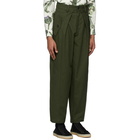 Jacquemus Green Le Pantalon Lavandou Trousers