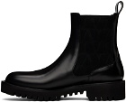 Valentino Garavani Black Beatle Chelsea Boots