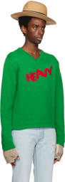 ERL Green Patch Sweater