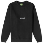 POSTAL Men's Mini Logo Crew Sweat in Black